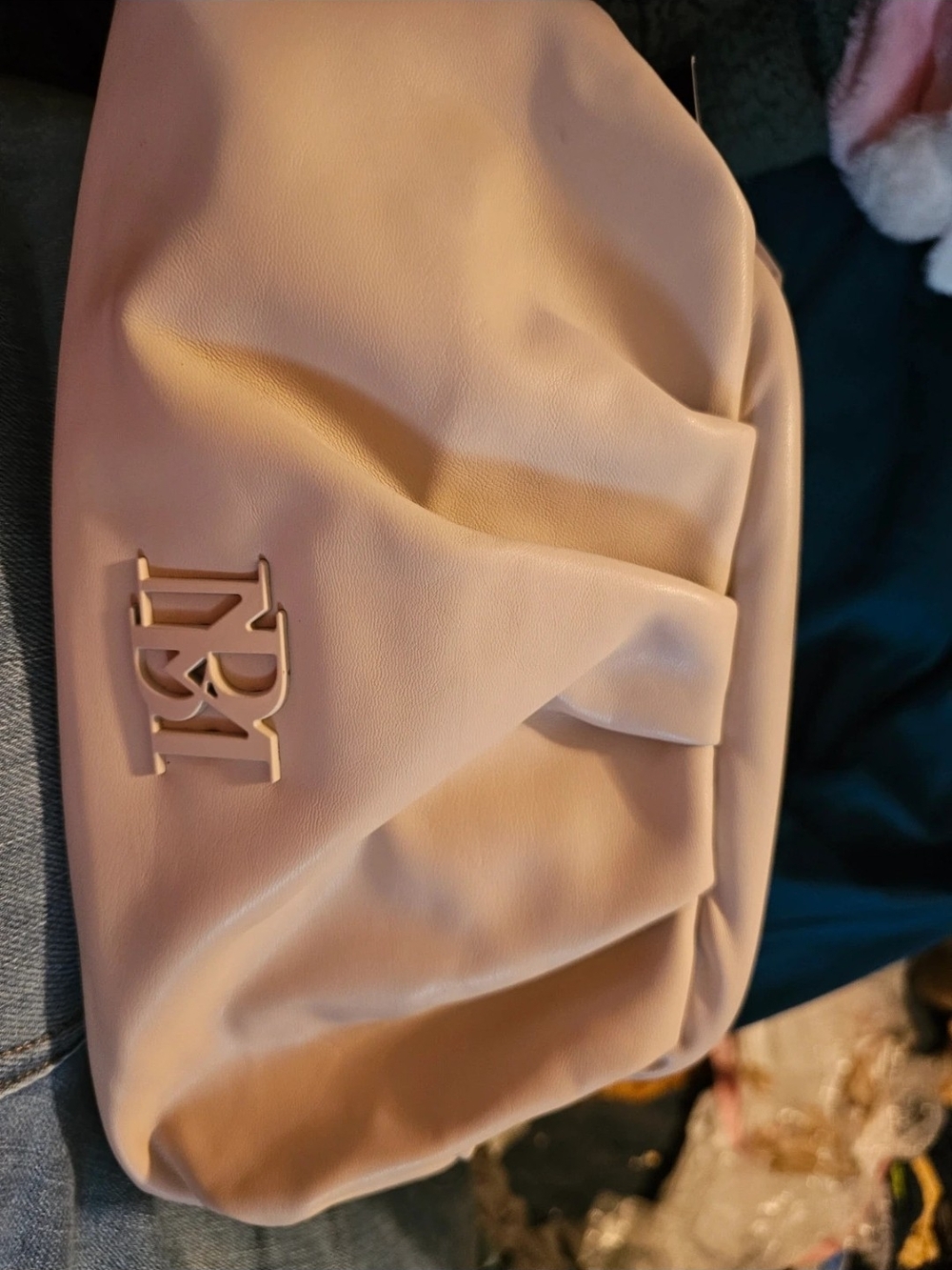 Badgley Mischka Off White Clutch